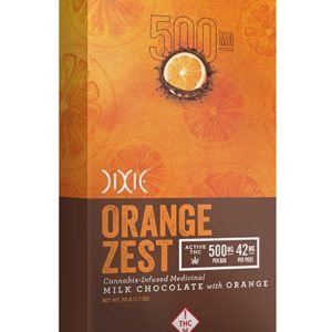 Dixie - 500mg Orange Zest Chocolate Bar