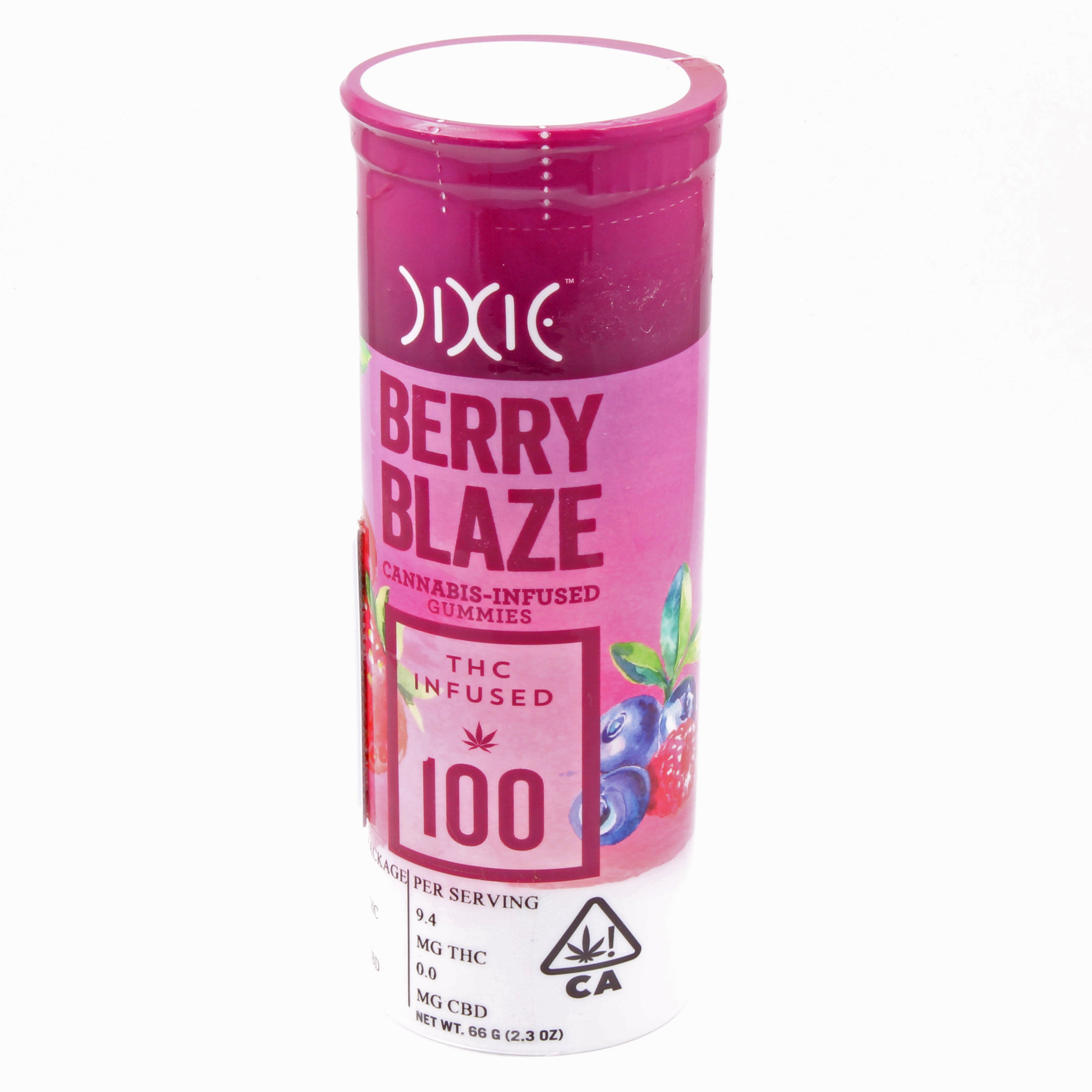 Dixie: Berry Blaze gummies 100mg