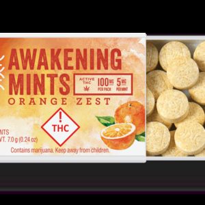 Dixie Brands Awakening Orange Zest Mints