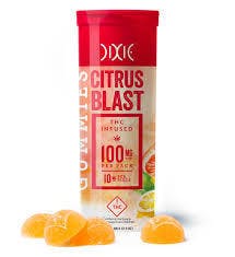 Dixie Citrus Blast Gummies 100mg