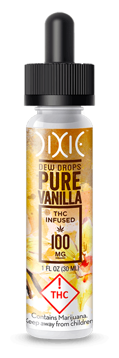 Dixie Dew Drops Vanilla 100mg THC