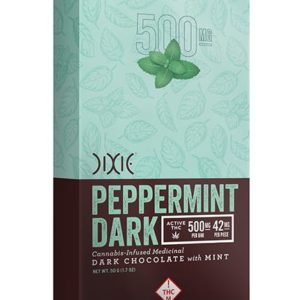 Dixie Peppermint Dark Chocolate 500mg