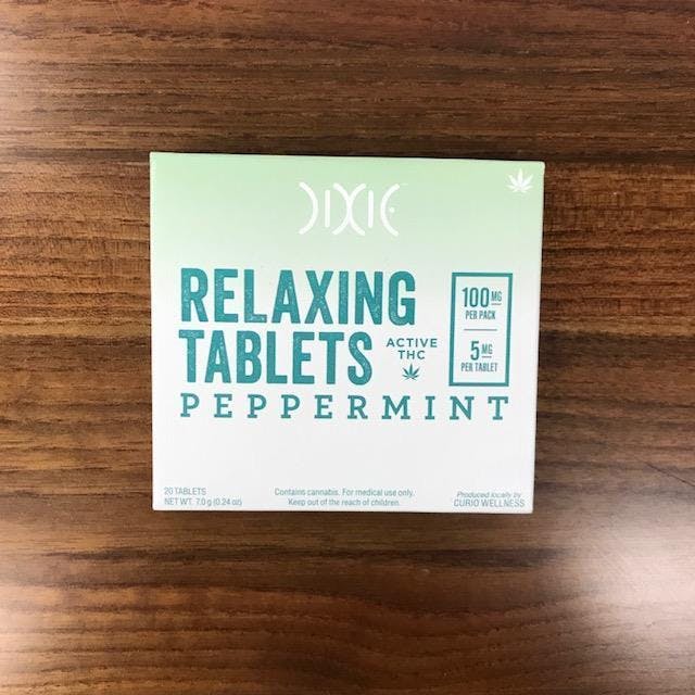 Dixie Peppermint Relaxing Tablets 100mg