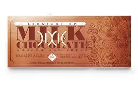 Dixie Sativa Straight Up Milk Chocolate Bars 100mg
