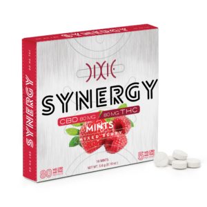 Dixie | Synergy Mints | 100mg THC: 100mg CBD
