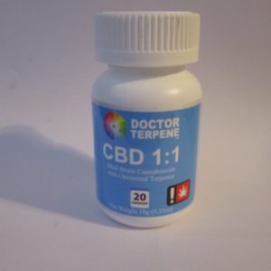 Doctor Terpene CBD 1:1 capsules