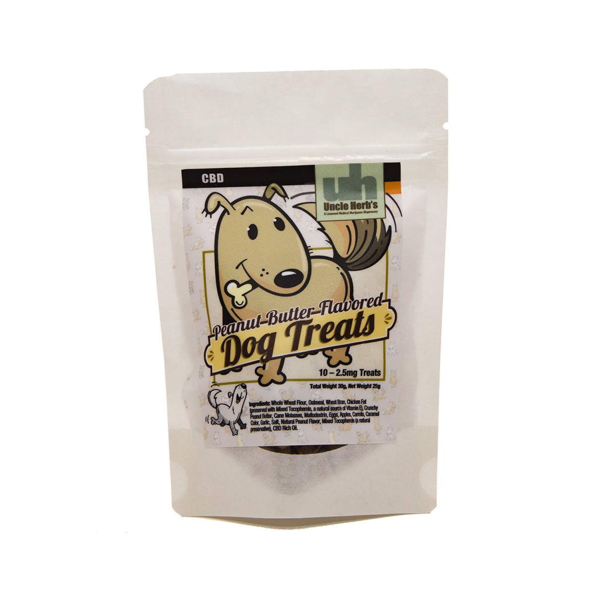 Dog Treats Peanut Butter Flavor 25mg