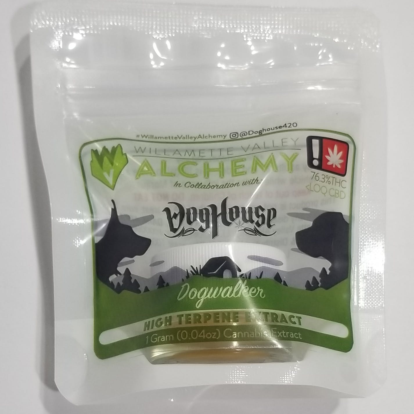 Dogwalker High Terpene Extract- Willamette Valley Alchemy