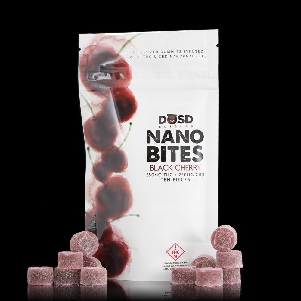 DOSD Nano Bites 250mg THC/ 250 mg CBD