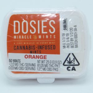 Dosies: Orange Mints