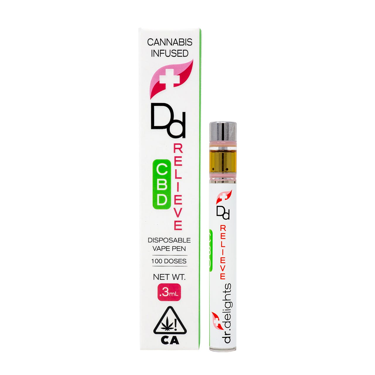 DR. DELIGHTS - CBD RELIEVE .3MG DISPOSABLE