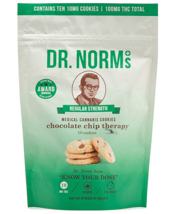 edible-dr-norms-100mg-bag-10x10mg-thc-chocolate-chip