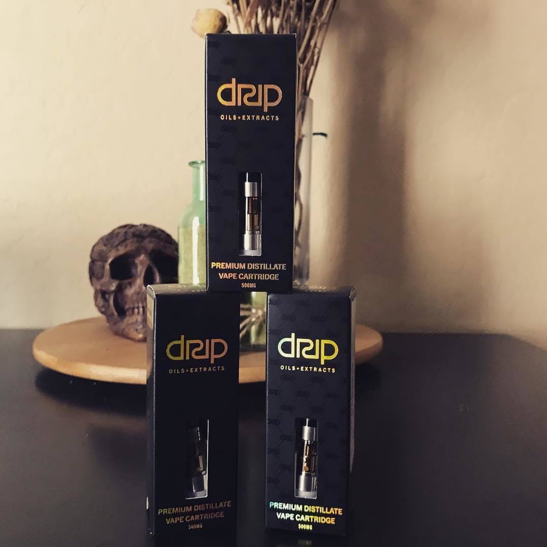 Drip Oil Extracts Distillate vape cartridge 500mg
