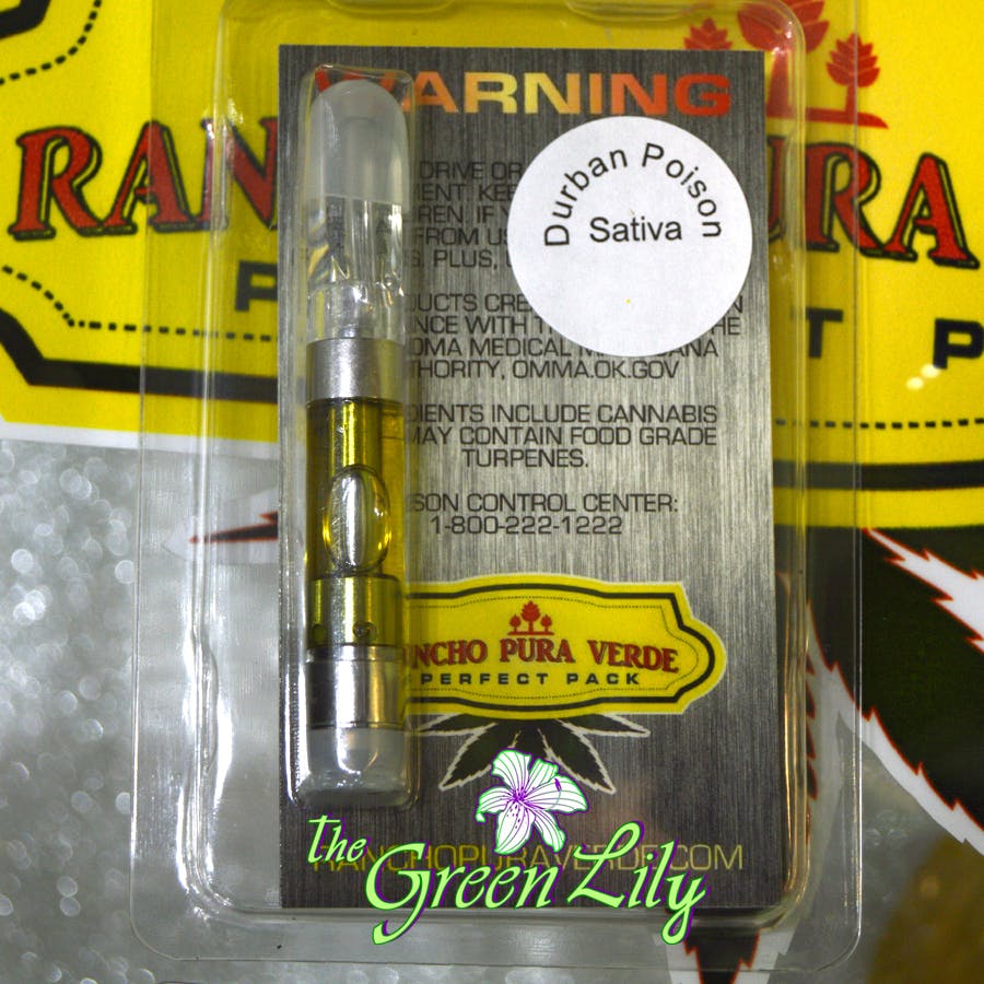 marijuana-dispensaries-355-e-main-st-yukon-durban-poison-1g-cartridge-rancho-pura-verde
