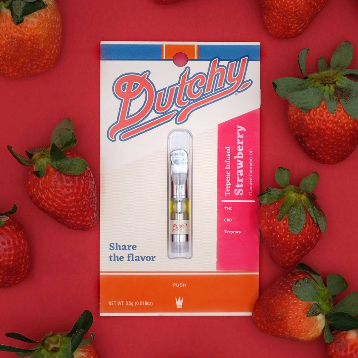 Dutchy (Hybrid) Cartridge - Strawberries & Cream