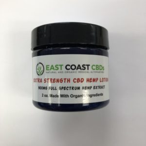 East Coast CBD Lotion 500 mg CBD