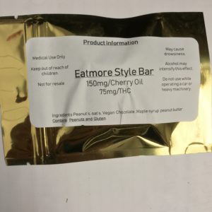 Eatmore Bars 150mg (75mg THC)