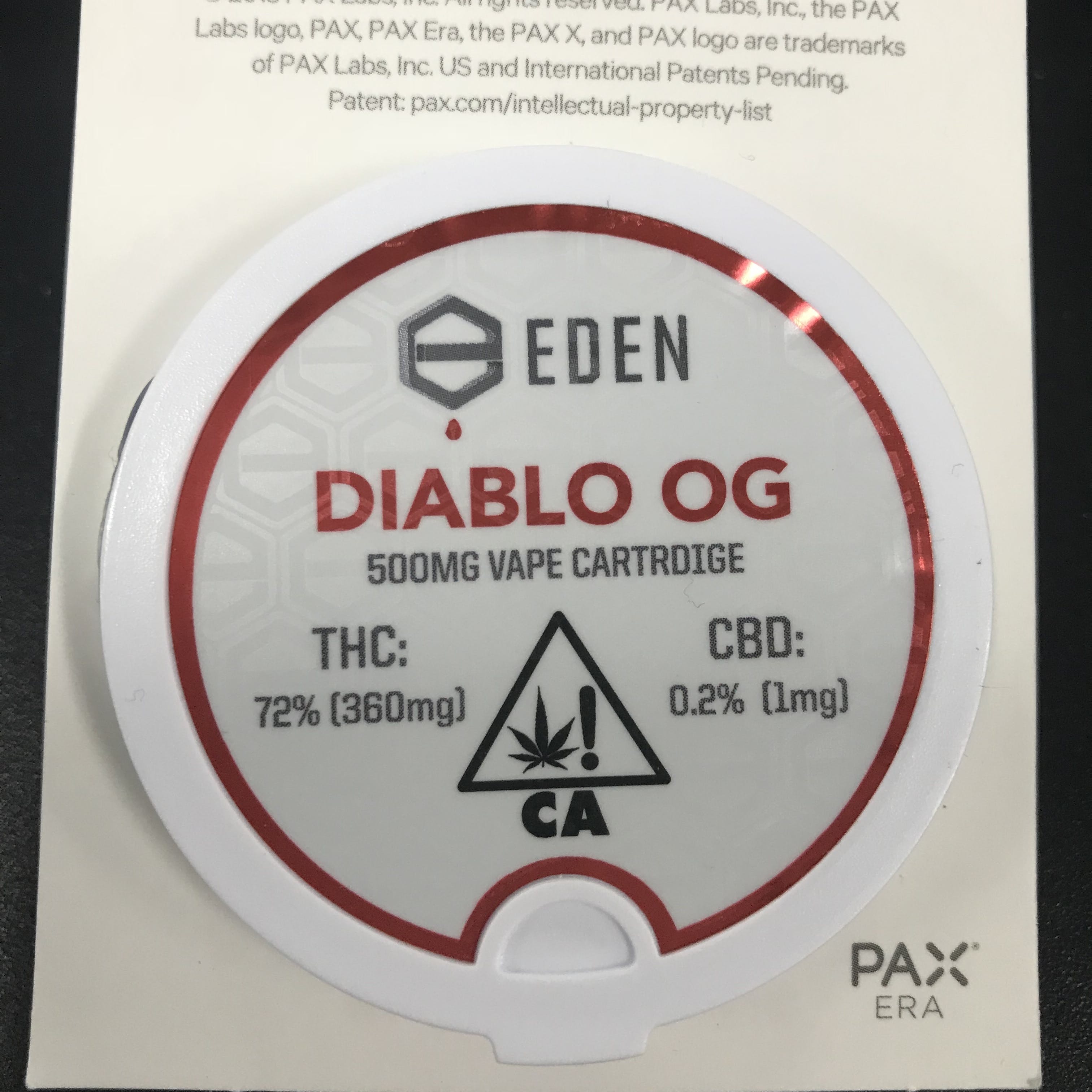 Eden Extracts Diablo OG Pods