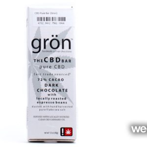 Edible Gron Chocolate Bar CBD Pure