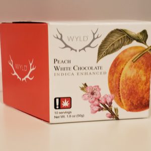 Edible - Peach Chcocolate 10pk 50mg Wyld