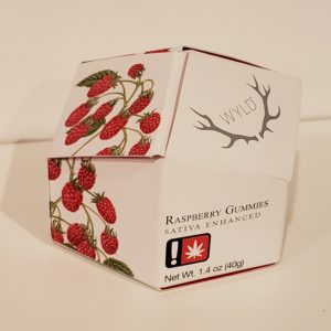 Edible - Raspberry Gummies 50mg Wyld