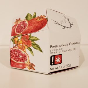 Edibles - Pomegranate Gummies 50mg Wyld