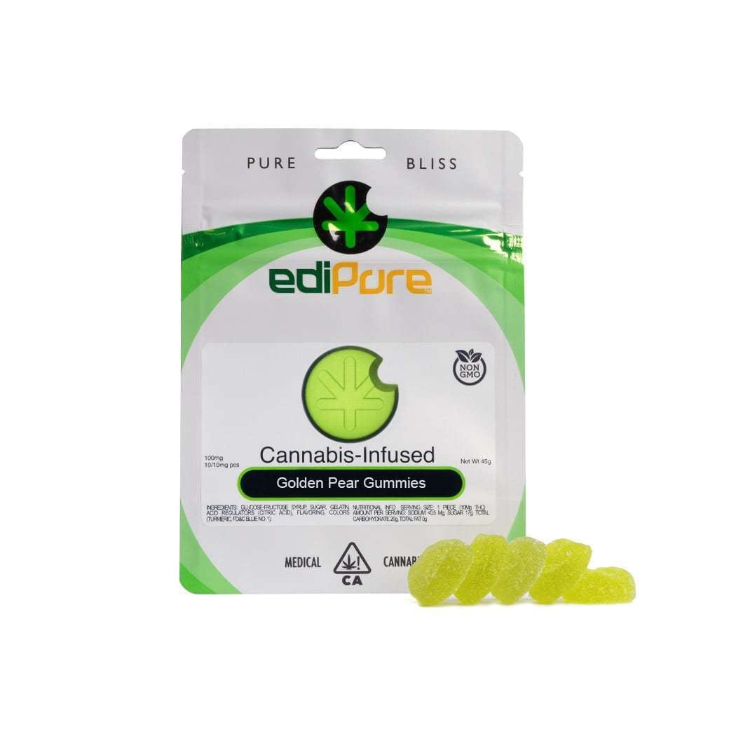 Edipure - Golden Pear 100mg Gummies