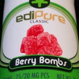 EdiPure Sour Berry Bombs 500mg