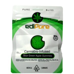 Edipure - Sour Green Apple 100mg Gummies