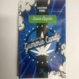 Elevated Edibles Gummies - Sour Apple 100 mg