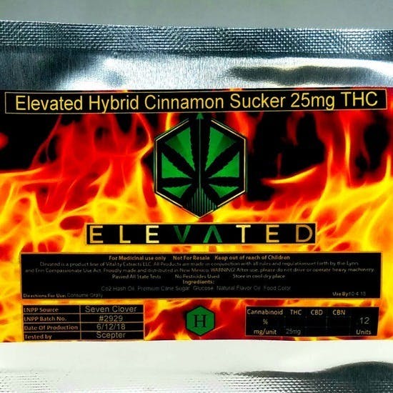 Elevated Suckers Assorted Flavors 25mg