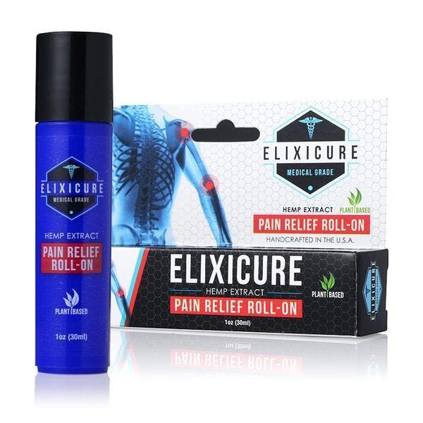 Elixicure Hemp Extract | Pain Relief Roll-On, 100mg