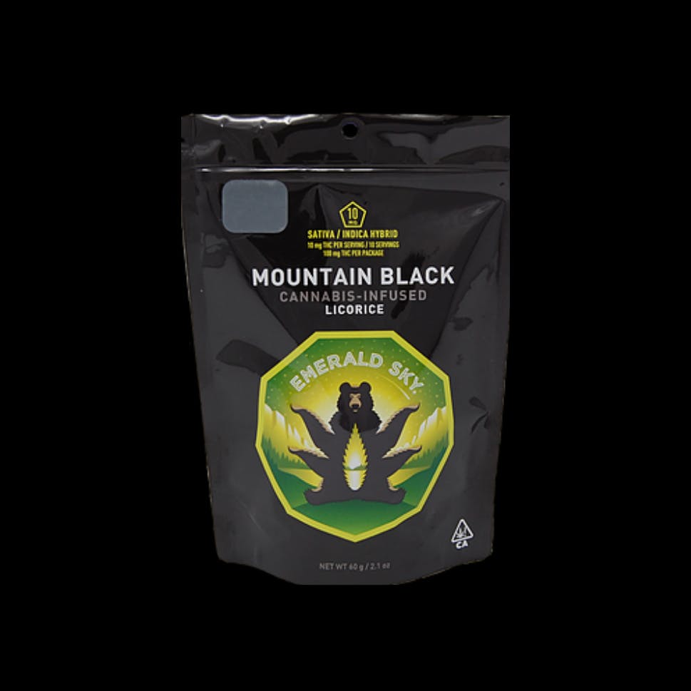 Emerald Sky Licorice - Hybrid Mountain Black 100mg