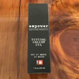 Empower® 30mL Topical Relief Oil THC