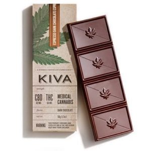 Espresso Dark Chocolate 1:1 CBD/THC | Kiva
