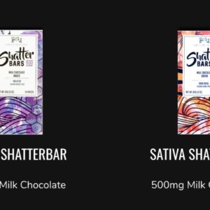 Eu4ia Shatter Chocolate Bar Sativa or Indica 500mg