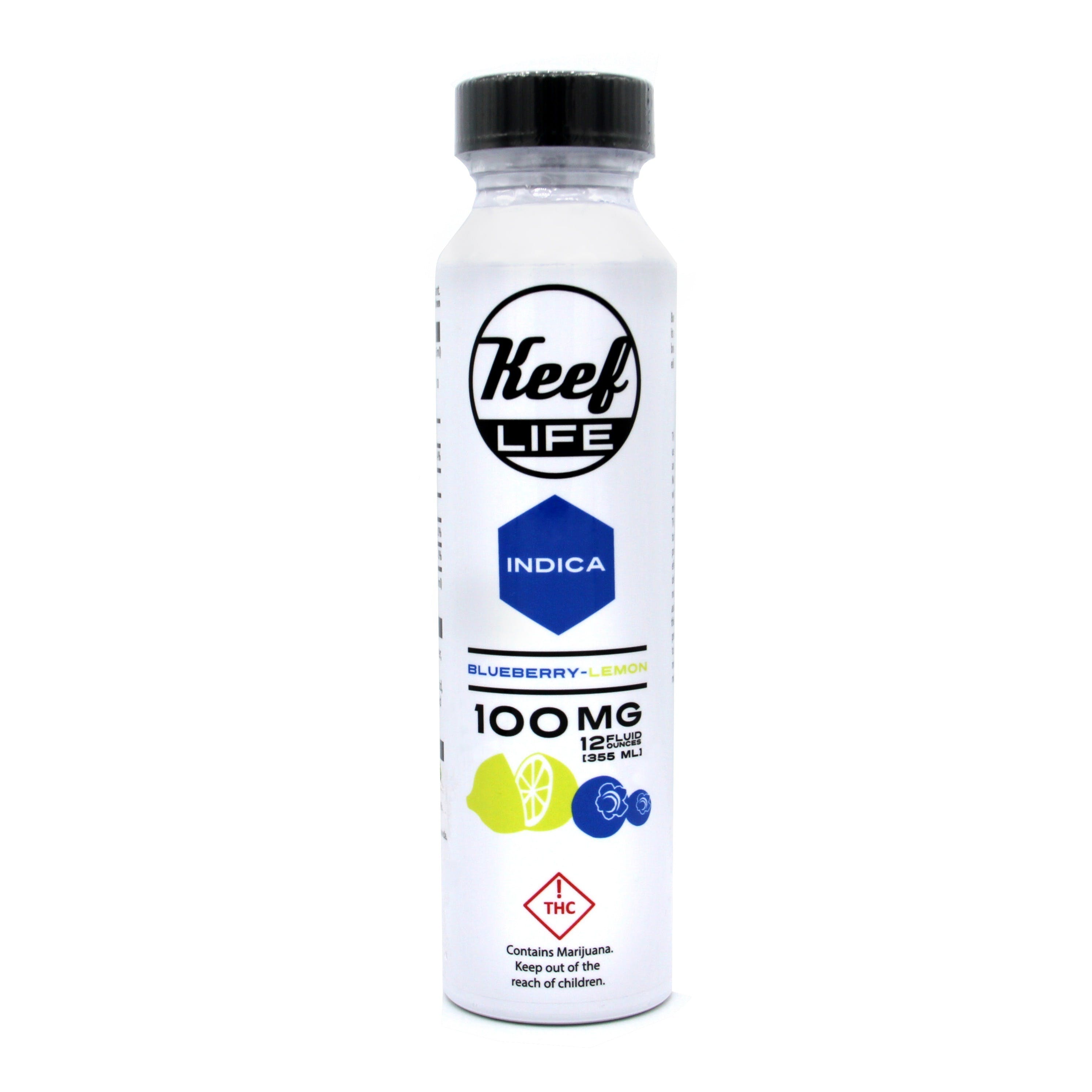 EVEN Cannabis - Keef Life Flavored Water Blueberry Lemon 100mg - Drink