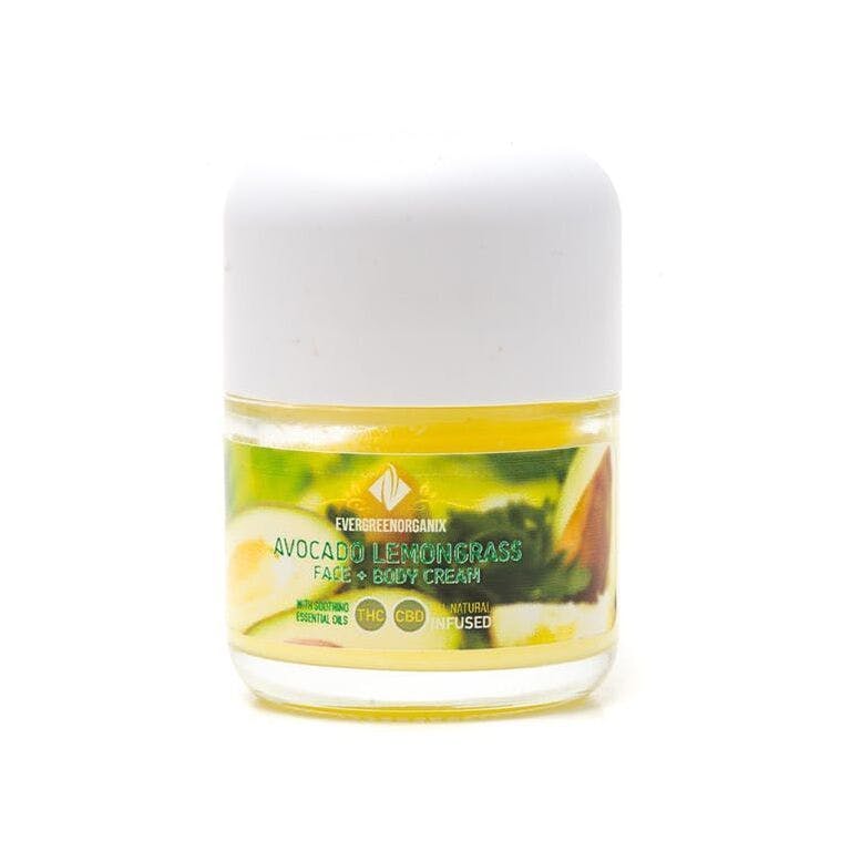 Evergreen Organix | Lemon Grass + Avocado Body Cream