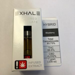 Exhale-Blueberry Vape Cartridge #3981