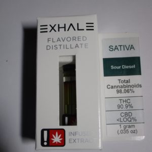 Exhale Sour Diesel Cartridge SATIVA