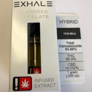 Exhale-Thin Mint GSC Vape Cartridge #3444