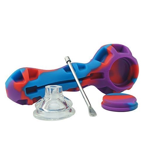 Eyce Silicone Pipe with Glass Bowl