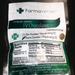 Farma Verde 25mg Chocolates