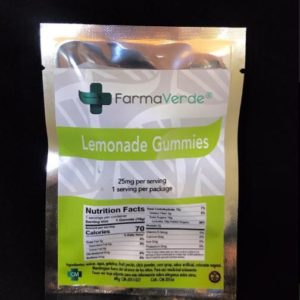 Farma Verde Lemonade Gummy 25 mg