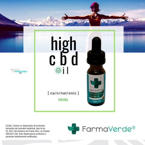 FarmaVerde Tincture ( High Potency CBD)