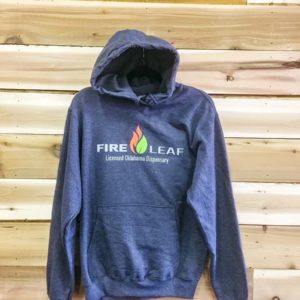 Fire Leaf Hoodie - Small-XL - Charcoal