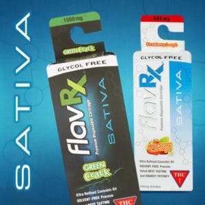 Flav, Sativa, Premium Disposable Cartridge