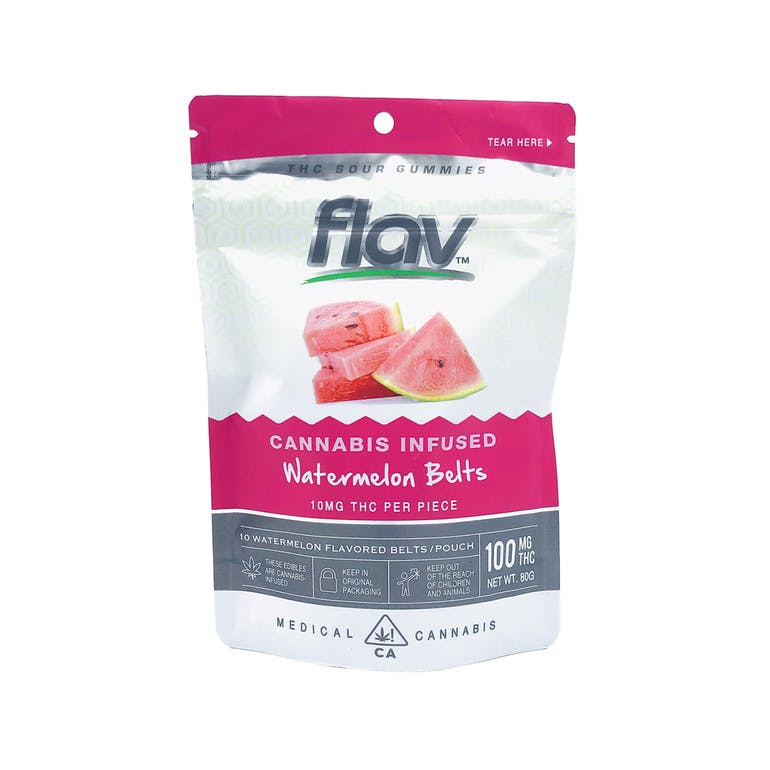 Flav | Gummies Watermelon Belts 100mg