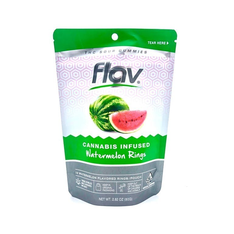 Flav Gummies Watermelon Rings
