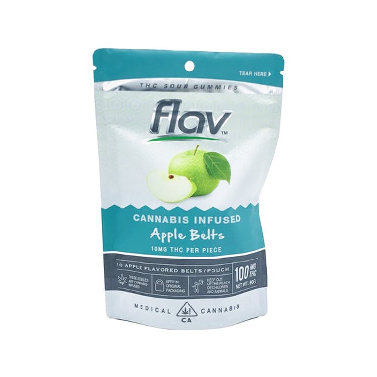 Flav Gummy Apple Belts 100mg
